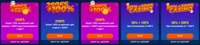  Бонусы и акции на сайте Мостбет